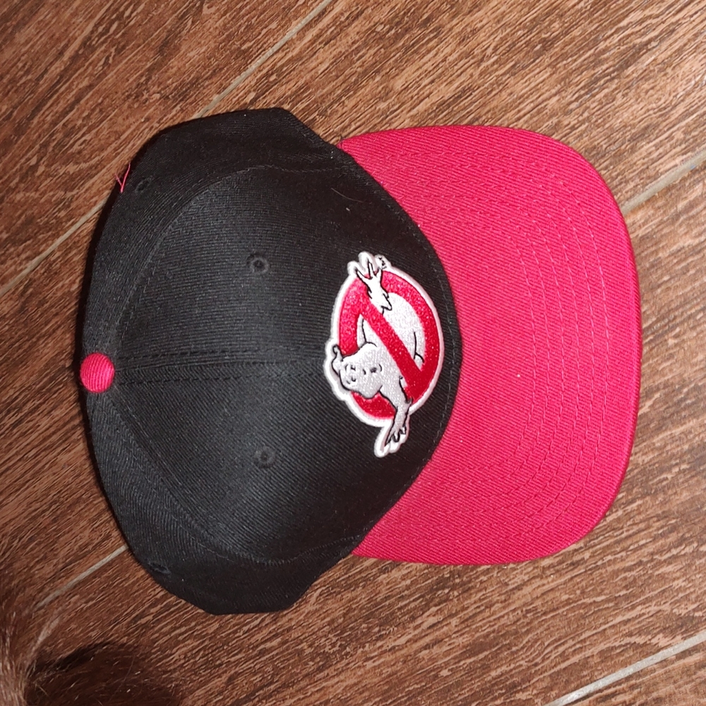Ghost Busters Who You Gonna Call? Snapback Red & Blk Hat